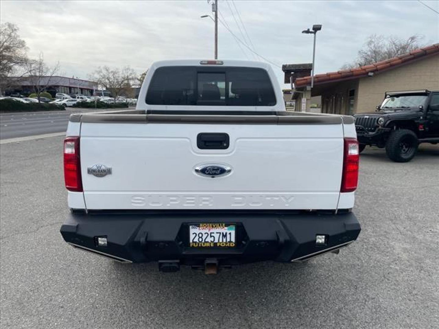 2014 Oxford White/Pale Adobe Metallic Ford F-250 Super Duty King Ranch (1FT7W2BT2EE) with an 6.7L Power Stroke 6.7L Biodiesel Turbo V8 400hp 800ft. lbs. Common Rail Direct Injection engine, 6-Speed Shiftable Automatic transmission, located at 800 Riverside Ave, Roseville, CA, 95678, (916) 773-4549, 38.732265, -121.291039 - DIESEL CREW CAB 4X4 FX4 KING RANCH SERVICE RECORDS - Photo#11