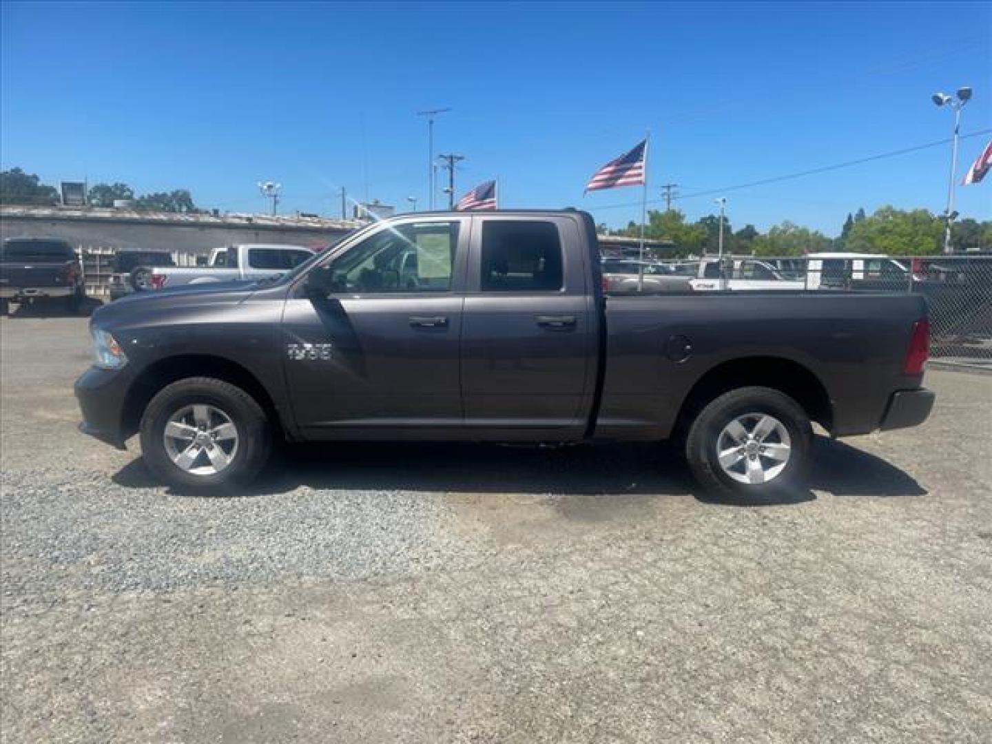 2018 Granite Crystal Metallic Clear Coat RAM 1500 Express (1C6RR7FG3JS) with an 3.6L 3.6L Flex Fuel V6 305hp 269ft. lbs. Sequential Multiport Fuel Injection engine, 8-Speed Shiftable Automatic transmission, located at 800 Riverside Ave, Roseville, CA, 95678, (916) 773-4549, 38.732265, -121.291039 - 4X4 QUAD CAB EXPRESS ONE OWNER - Photo#4