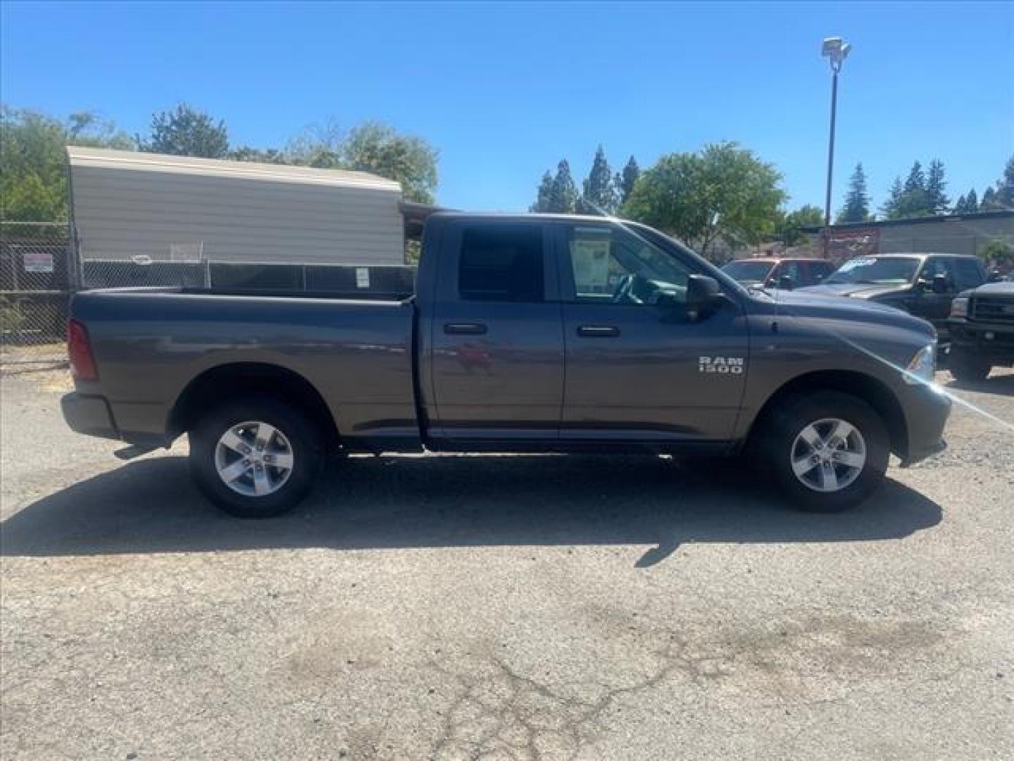 2018 Granite Crystal Metallic Clear Coat RAM 1500 Express (1C6RR7FG3JS) with an 3.6L 3.6L Flex Fuel V6 305hp 269ft. lbs. Sequential Multiport Fuel Injection engine, 8-Speed Shiftable Automatic transmission, located at 800 Riverside Ave, Roseville, CA, 95678, (916) 773-4549, 38.732265, -121.291039 - 4X4 QUAD CAB EXPRESS ONE OWNER - Photo#5