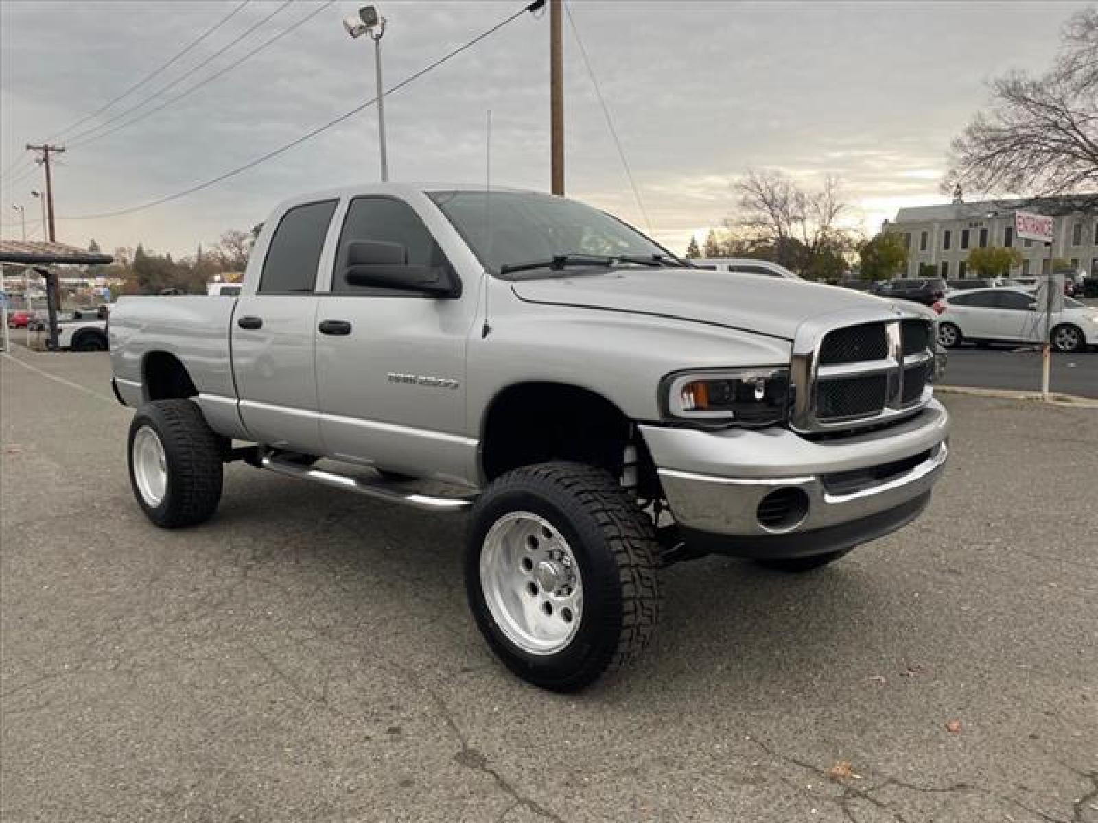 2004 Bright Silver Metallic Clearcoat Dodge Ram 2500 SLT (3D7KU286X4G) with an Cummins 5.9L Diesel Turbo I6 235hp 460ft. lbs. Other engine, 4-Speed Automatic transmission, located at 800 Riverside Ave, Roseville, CA, 95678, (916) 773-4549, 38.732265, -121.291039 - Photo #1