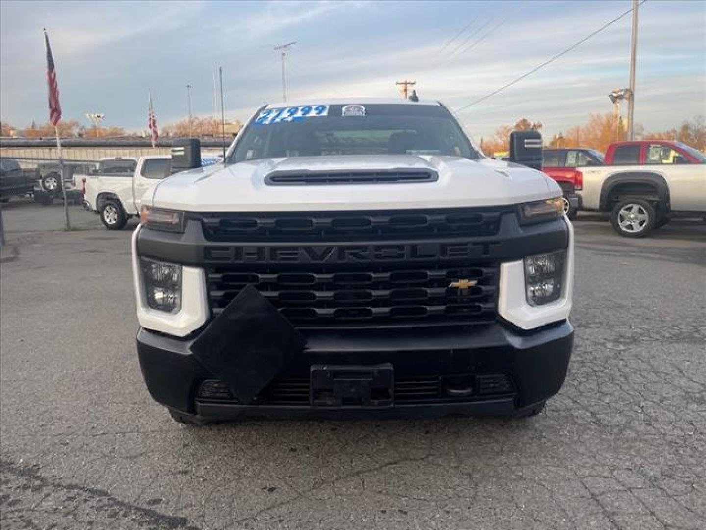 2020 Summit White Chevrolet Silverado 2500HD Work Truck (1GC2YLE75LF) with an 6.6L 6.6L V8 401hp 464ft. lbs. Direct Injection engine, 6-Speed Shiftable Automatic transmission, located at 800 Riverside Ave, Roseville, CA, 95678, (916) 773-4549, 38.732265, -121.291039 - Photo#6