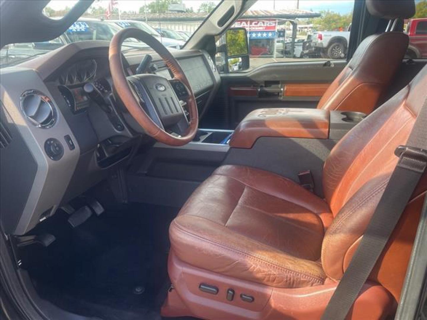 2011 Black/Pale Adobe Metallic Ford F-250 Super Duty King Ranch (1FT7W2BT7BE) with an 6.7L Power Stroke 6.7L Biodiesel Turbo V8 400hp 800ft. lbs. Common Rail Direct Injection engine, 6-Speed Shiftable Automatic transmission, located at 800 Riverside Ave, Roseville, CA, 95678, (916) 773-4549, 38.732265, -121.291039 - DIESEL CREW CAB 4X4 FX4 KING RANCH FULLY LOADED SERVICE RECORDS ON CLEAN CARFAX - Photo#13