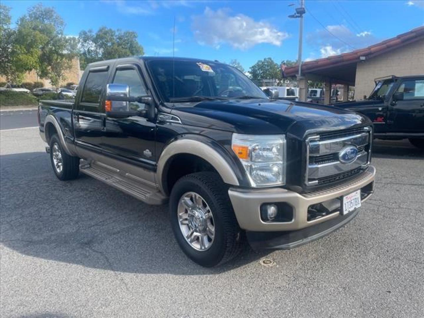 2011 Black/Pale Adobe Metallic Ford F-250 Super Duty King Ranch (1FT7W2BT7BE) with an 6.7L Power Stroke 6.7L Biodiesel Turbo V8 400hp 800ft. lbs. Common Rail Direct Injection engine, 6-Speed Shiftable Automatic transmission, located at 800 Riverside Ave, Roseville, CA, 95678, (916) 773-4549, 38.732265, -121.291039 - DIESEL CREW CAB 4X4 FX4 KING RANCH FULLY LOADED SERVICE RECORDS ON CLEAN CARFAX - Photo#1