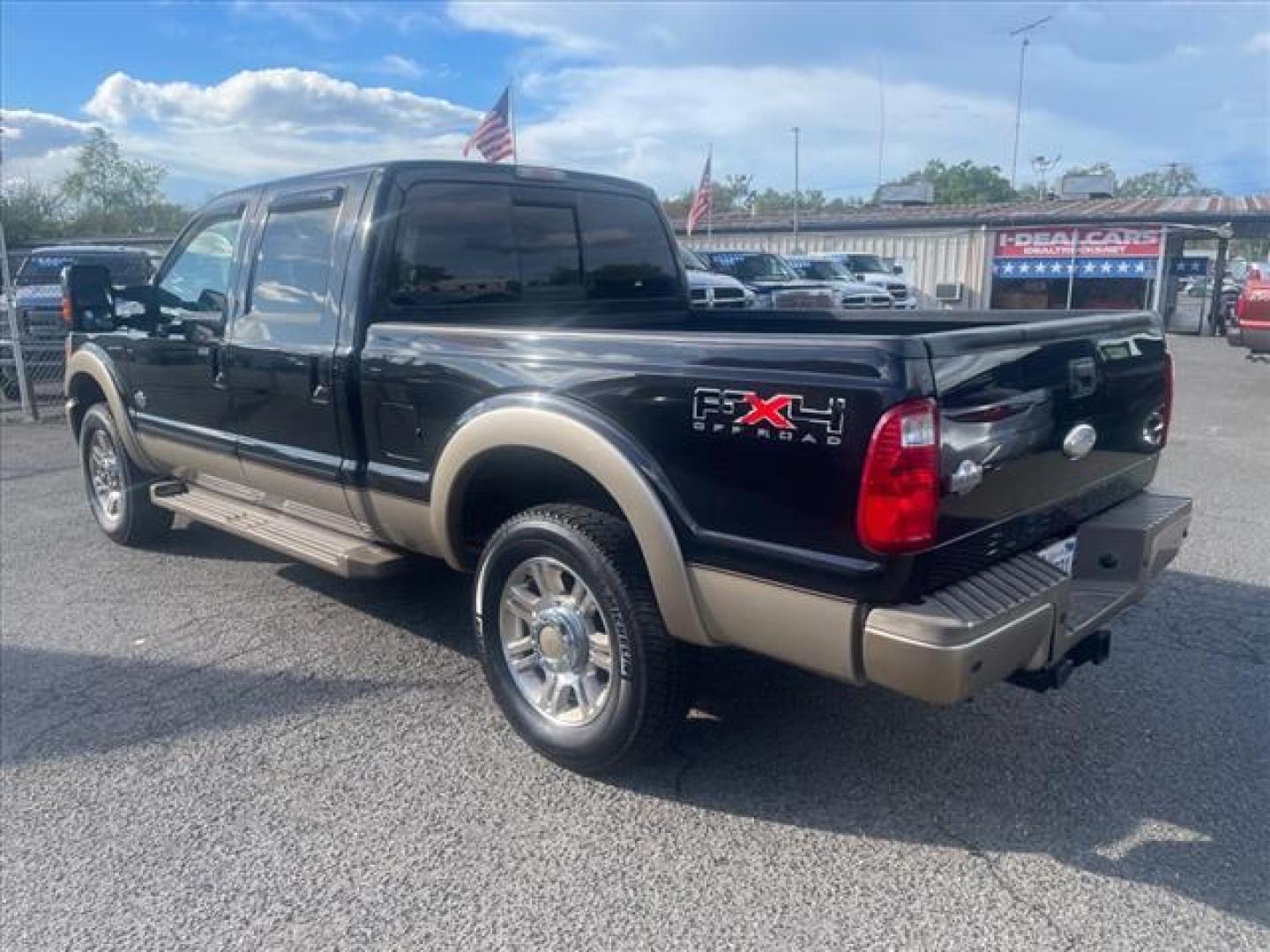 2011 Black/Pale Adobe Metallic Ford F-250 Super Duty King Ranch (1FT7W2BT7BE) with an 6.7L Power Stroke 6.7L Biodiesel Turbo V8 400hp 800ft. lbs. Common Rail Direct Injection engine, 6-Speed Shiftable Automatic transmission, located at 800 Riverside Ave, Roseville, CA, 95678, (916) 773-4549, 38.732265, -121.291039 - DIESEL CREW CAB 4X4 FX4 KING RANCH FULLY LOADED SERVICE RECORDS ON CLEAN CARFAX - Photo#3