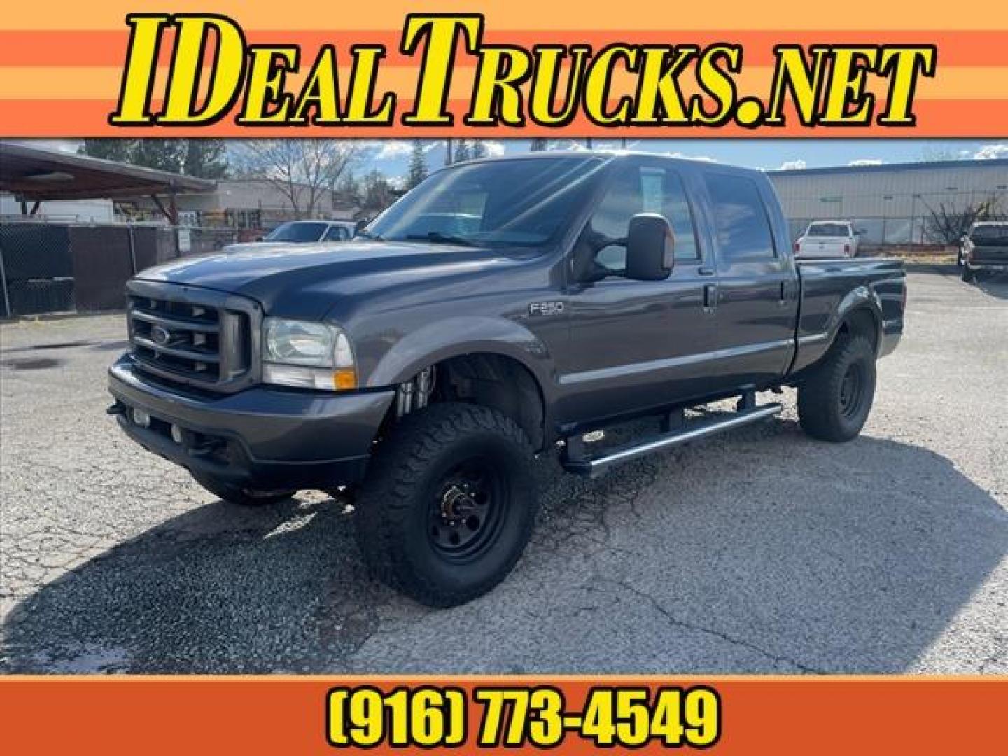 2004 Dark Shadow Grey Clearcoat Metallic Ford F-250 Super Duty XLT (1FTNW21P94E) with an Power Stroke 6.0L Diesel Turbo V8 325hp 560ft. lbs. Other engine, 5-Speed Automatic transmission, located at 800 Riverside Ave, Roseville, CA, 95678, (916) 773-4549, 38.732265, -121.291039 - Photo#0