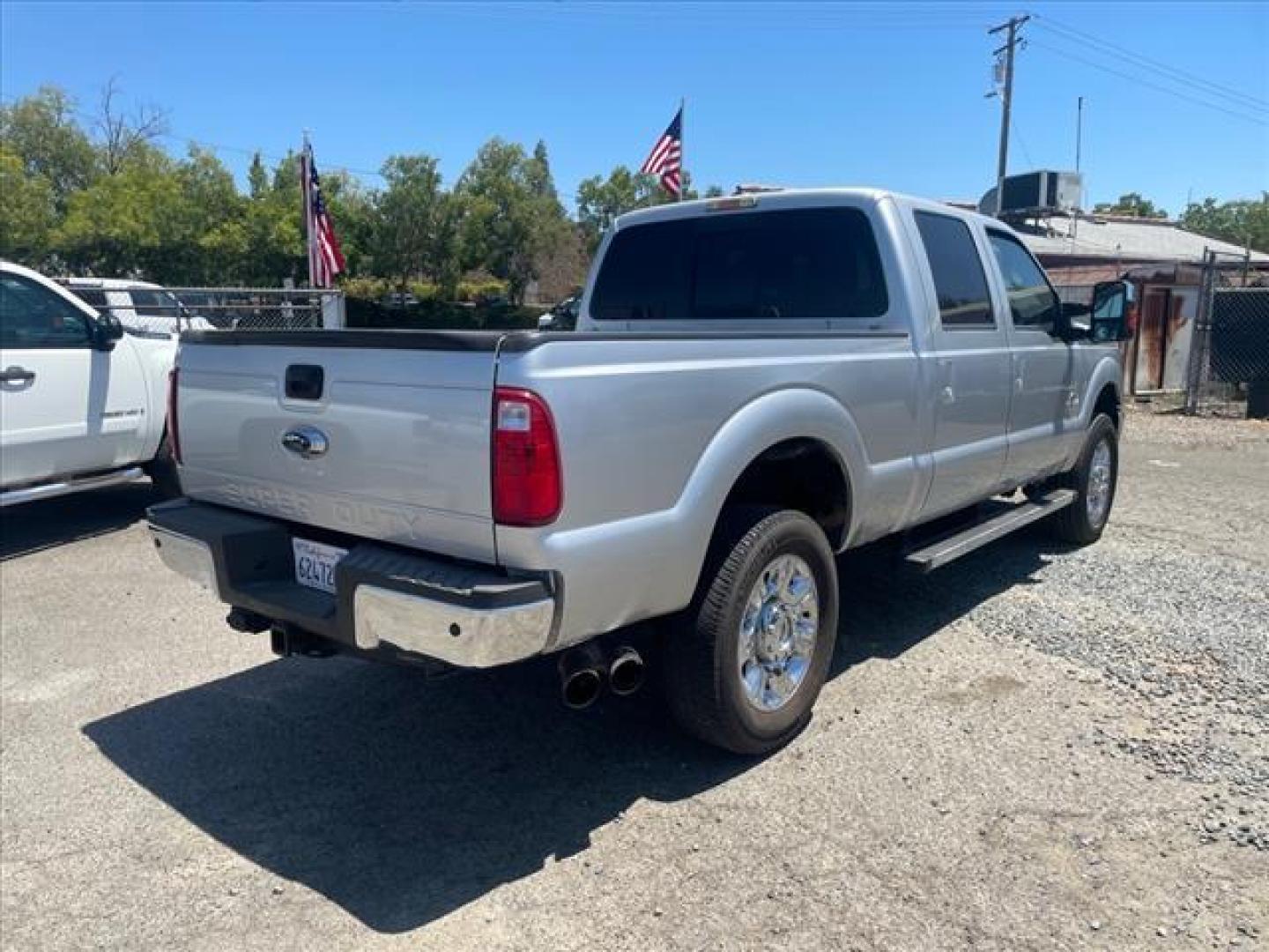 2016 Ingot Silver Ford F-350 Super Duty Lariat (1FT8W3BT1GE) with an 6.7L Power Stroke 6.7L Biodiesel Turbo V8 440hp 860ft. lbs. Common Rail Direct Injection engine, 6-Speed Shiftable Automatic transmission, located at 800 Riverside Ave, Roseville, CA, 95678, (916) 773-4549, 38.732265, -121.291039 - DIESEL CREW CAB 4X4 LARIAT MOON ROOF - Photo#3