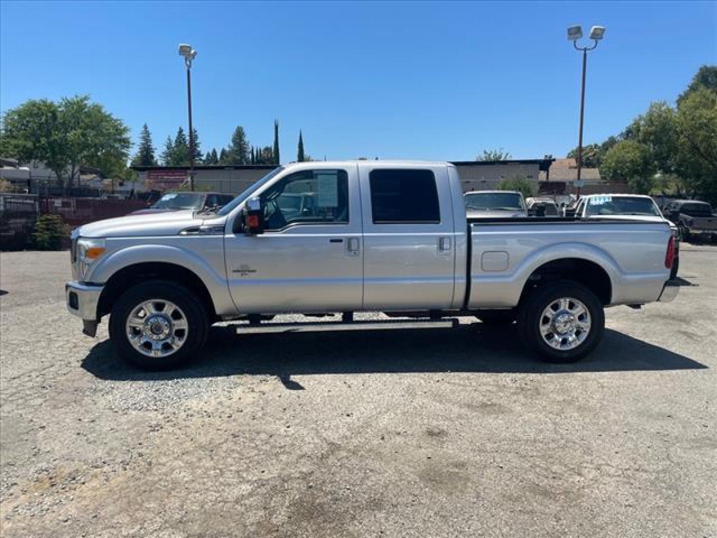 2016 Ingot Silver Ford F-350 Super Duty Lariat (1FT8W3BT1GE) with an 6.7L Power Stroke 6.7L Biodiesel Turbo V8 440hp 860ft. lbs. Common Rail Direct Injection engine, 6-Speed Shiftable Automatic transmission, located at 800 Riverside Ave, Roseville, CA, 95678, (916) 773-4549, 38.732265, -121.291039 - DIESEL CREW CAB 4X4 LARIAT MOON ROOF - Photo#4