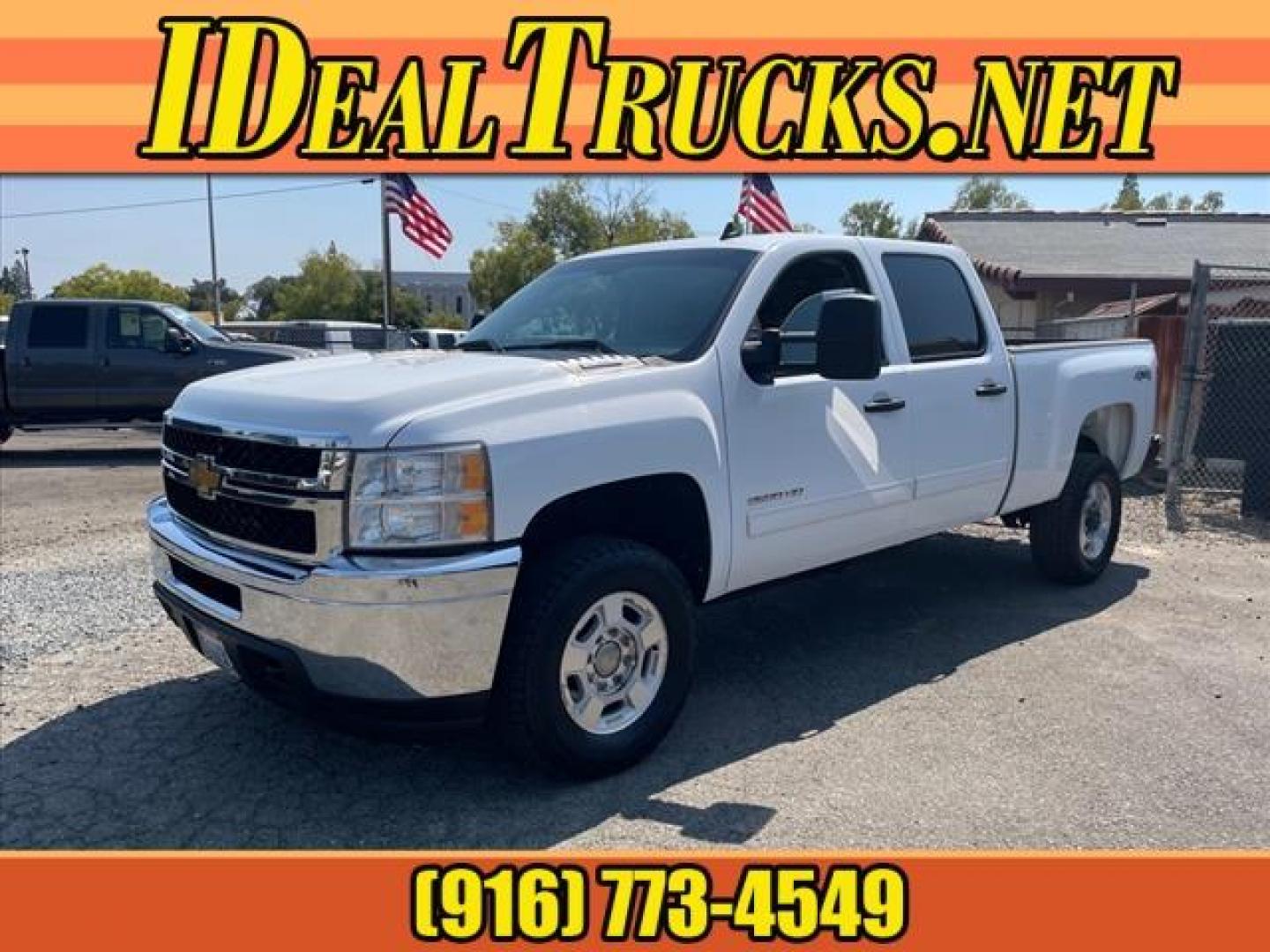 2014 Summit White Chevrolet Silverado 2500HD LT (1GC1KXE88EF) with an 6.6L Duramax 6.6L Diesel Turbo V8 397hp 765ft. lbs. Common Rail Direct Injection engine, Allison 1000 6-Speed Shiftable Automatic transmission, located at 800 Riverside Ave, Roseville, CA, 95678, (916) 773-4549, 38.732265, -121.291039 - Photo#0