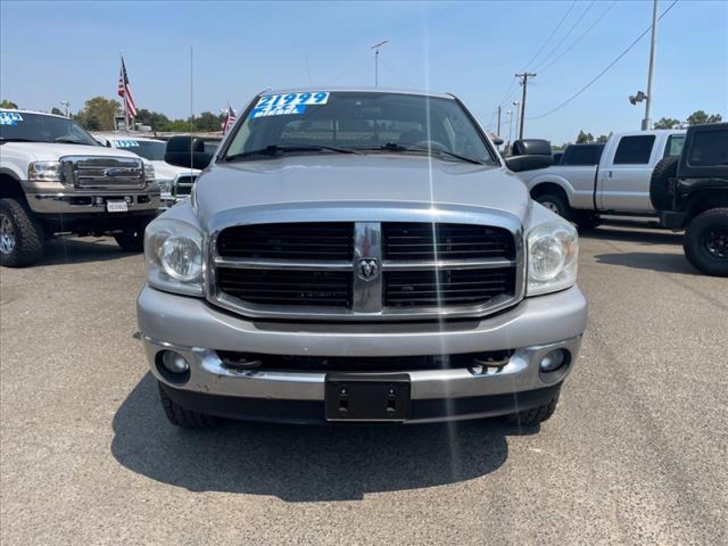 2007 Bright Silver Metallic Clearcoat Dodge Ram 2500 SLT (1D7KS28C37J) with an 5.9L Cummins 5.9L Diesel Turbo I6 325hp 610ft. lbs. Direct Injection engine, 4-Speed Automatic transmission, located at 800 Riverside Ave, Roseville, CA, 95678, (916) 773-4549, 38.732265, -121.291039 - Photo#7