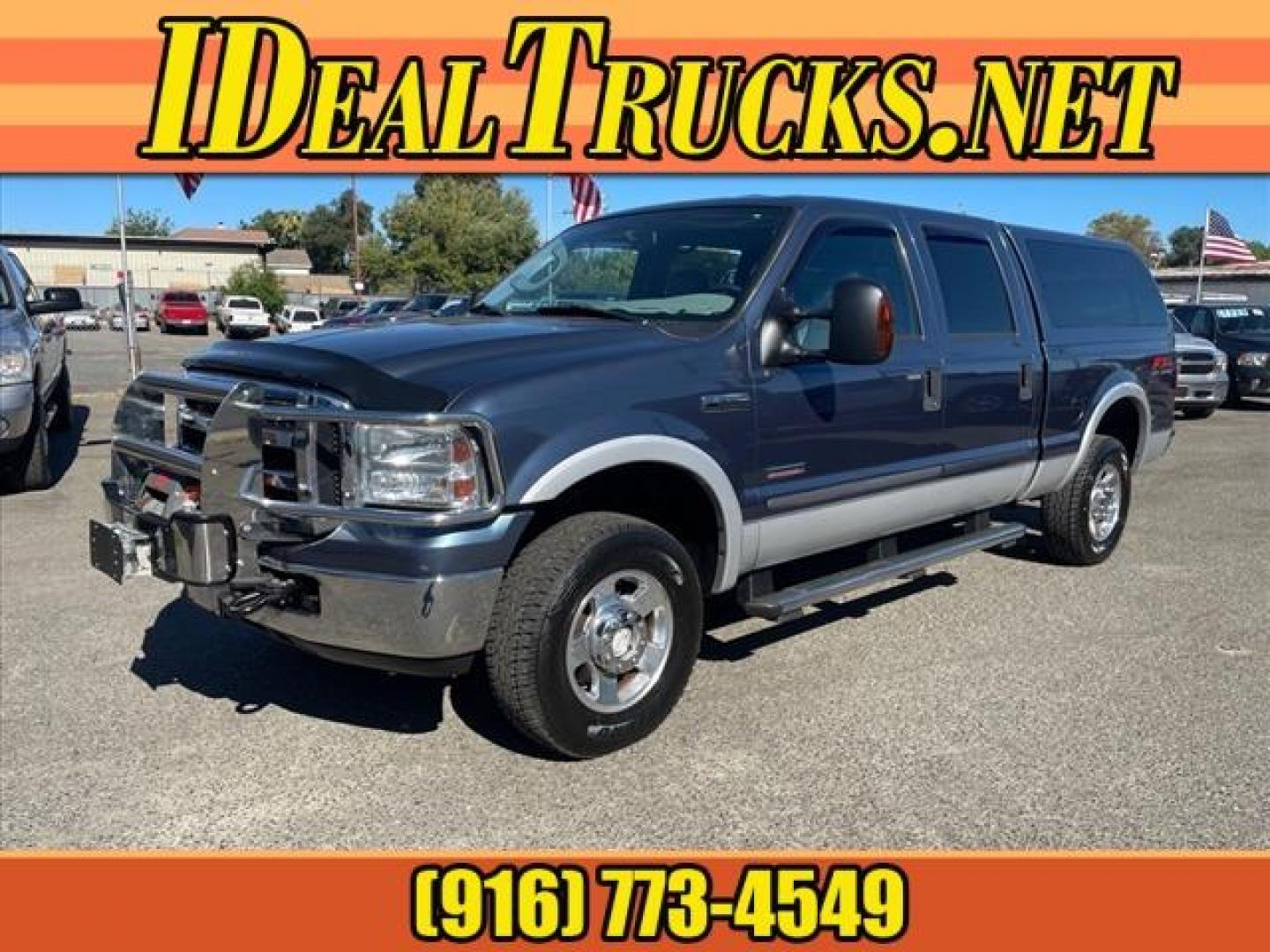 2006 Medium Wedgewood Blue Clearcoat Ford F-250 Super Duty Lariat (1FTSW21PX6E) with an 6.0L Power Stroke 6.0L Diesel Turbo V8 325hp 560ft. lbs. Direct Injection engine, 5-Speed Automatic transmission, located at 800 Riverside Ave, Roseville, CA, 95678, (916) 773-4549, 38.732265, -121.291039 - Photo#0