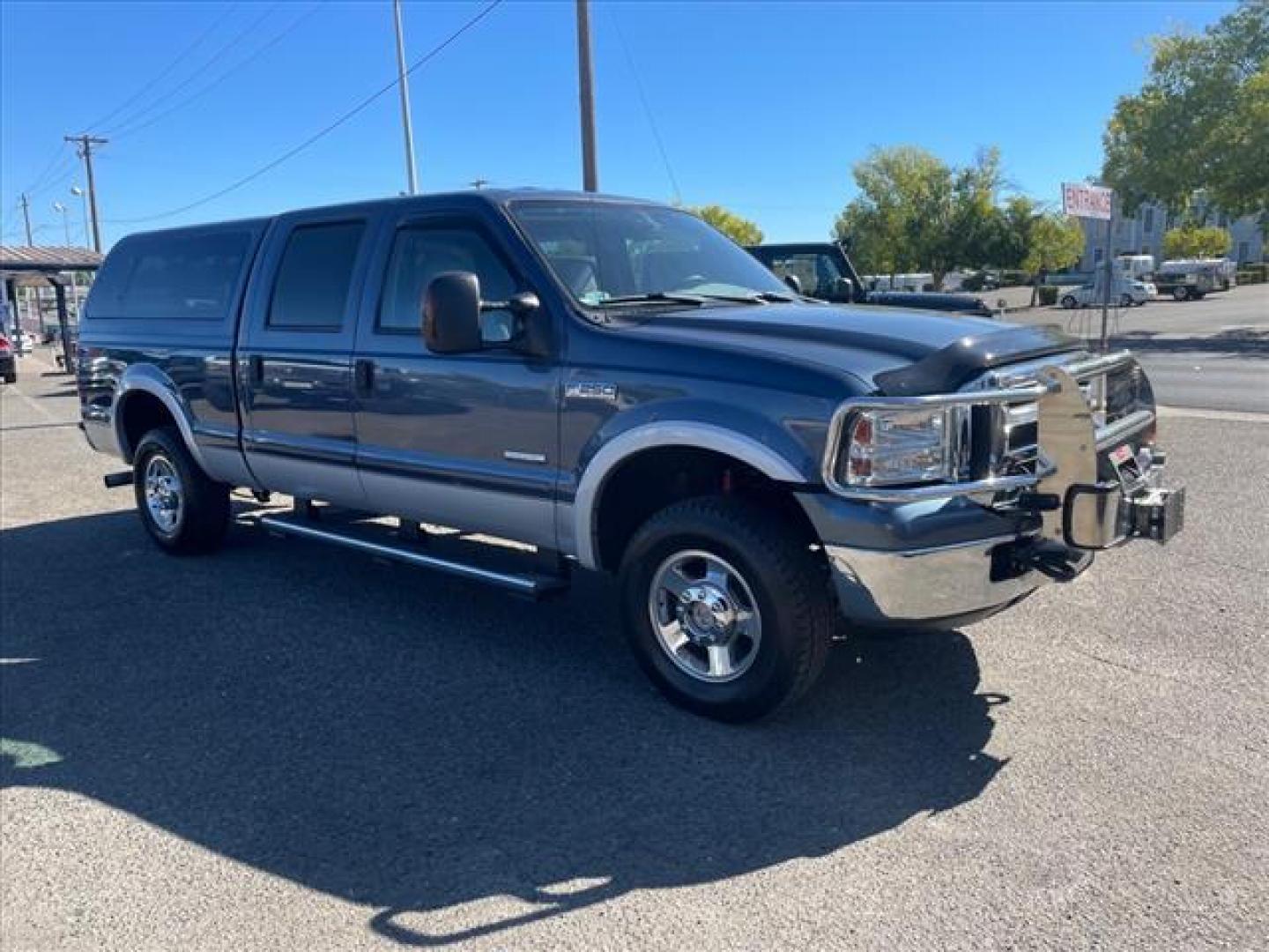 2006 Medium Wedgewood Blue Clearcoat Ford F-250 Super Duty Lariat (1FTSW21PX6E) with an 6.0L Power Stroke 6.0L Diesel Turbo V8 325hp 560ft. lbs. Direct Injection engine, 5-Speed Automatic transmission, located at 800 Riverside Ave, Roseville, CA, 95678, (916) 773-4549, 38.732265, -121.291039 - Photo#1