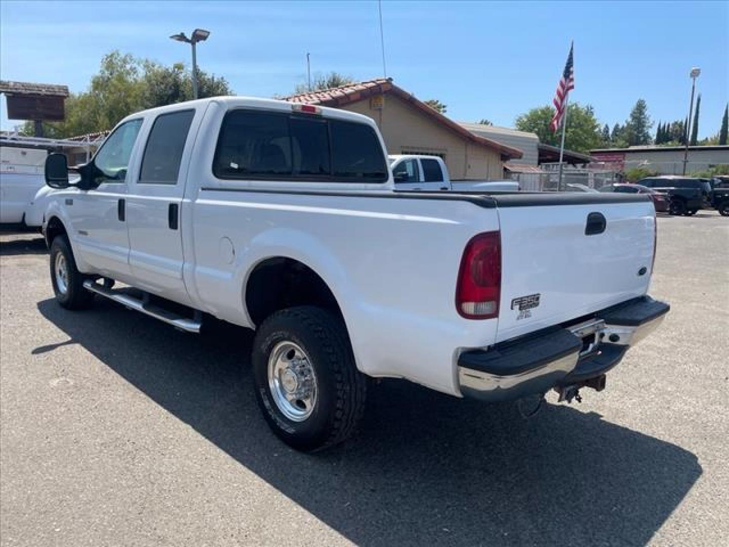 2003 Oxford White Metallic Ford F-350 Super Duty Lariat (1FTSW31PX3E) with an Power Stroke 6.0L Diesel Turbo V8 325hp 560ft. lbs. Other engine, 5-Speed Automatic transmission, located at 800 Riverside Ave, Roseville, CA, 95678, (916) 773-4549, 38.732265, -121.291039 - DIESEL CREW CAB 4X4 LARIAT 112K MILES MOON ROOF ONE OWNER CLEAN CARFAX - Photo#2