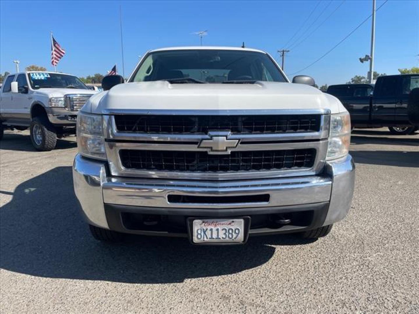 2007 Summit White Chevrolet Silverado 2500HD LT1 (1GCHC23617F) with an 6.6L Duramax 6.6L V8 Turbo 365hp 660ft. lbs. Direct Injection engine, Allison 1000 6-Speed Shiftable Automatic transmission, located at 800 Riverside Ave, Roseville, CA, 95678, (916) 773-4549, 38.732265, -121.291039 - DURAMAX DIESEL CREW CAB LT ALLISON TRANSMISSION SERVICE RECORDS ON CLEAN CARFAX - Photo#8