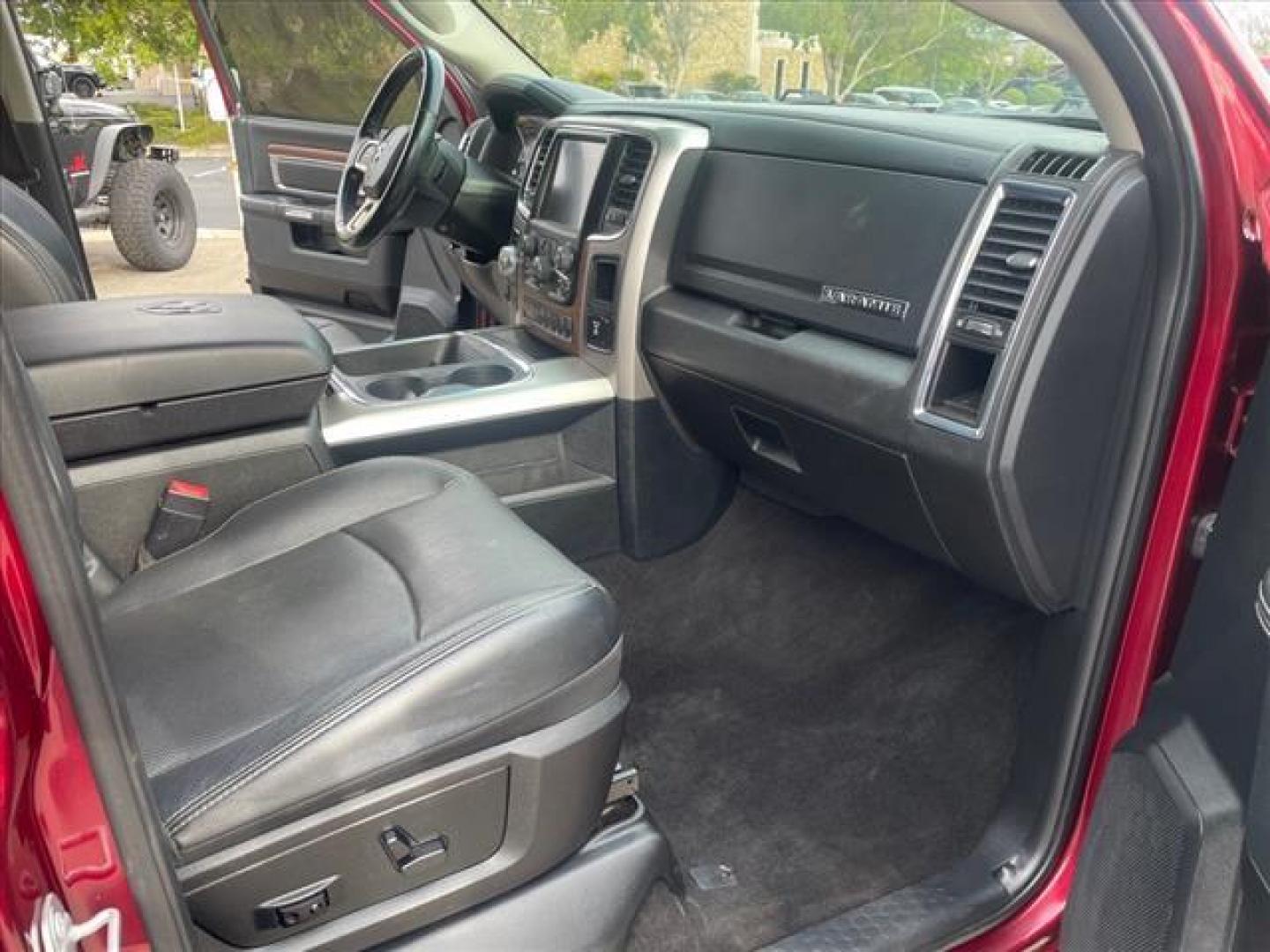 2017 Delmonico Red Pearl Coat RAM 1500 Laramie (1C6RR7NT6HS) with an 5.7L HEMI 5.7L V8 395hp 410ft. lbs. Sequential Multiport Fuel Injection engine, 8-Speed Shiftable Automatic transmission, located at 800 Riverside Ave, Roseville, CA, 95678, (916) 773-4549, 38.732265, -121.291039 - 4X4 CREW CAB LARAMIE 5.7 HEMI V8 CLEAN CARFAX - Photo#13