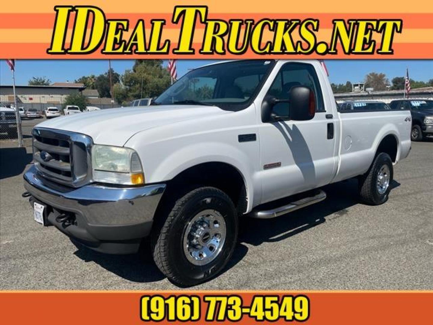 2004 Oxford White Clearcoat Ford F-250 Super Duty XLT (1FTNF21P54E) with an 6.0L Power Stroke 6.0L Diesel Turbo V8 325hp 560ft. lbs. Other engine, 5-Speed Automatic transmission, located at 800 Riverside Ave, Roseville, CA, 95678, (916) 773-4549, 38.732265, -121.291039 - DIESEL XLT BULLET PROOF EGR COOLER SERVICE RECORDS ONE OWNER CLEAN CLEAN CARFAX - Photo#0