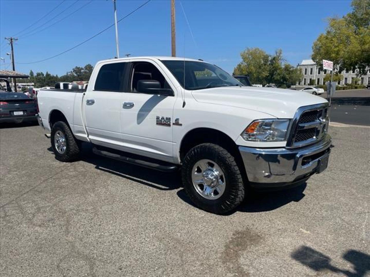 2018 Bright White Clear Coat RAM 2500 SLT (3C6UR5DL8JG) with an 6.7L Cummins 6.7L Diesel Turbo I6 350hp 660ft. lbs. Common Rail Direct Injection engine, Automatic transmission, located at 800 Riverside Ave, Roseville, CA, 95678, (916) 773-4549, 38.732265, -121.291039 - Photo#1