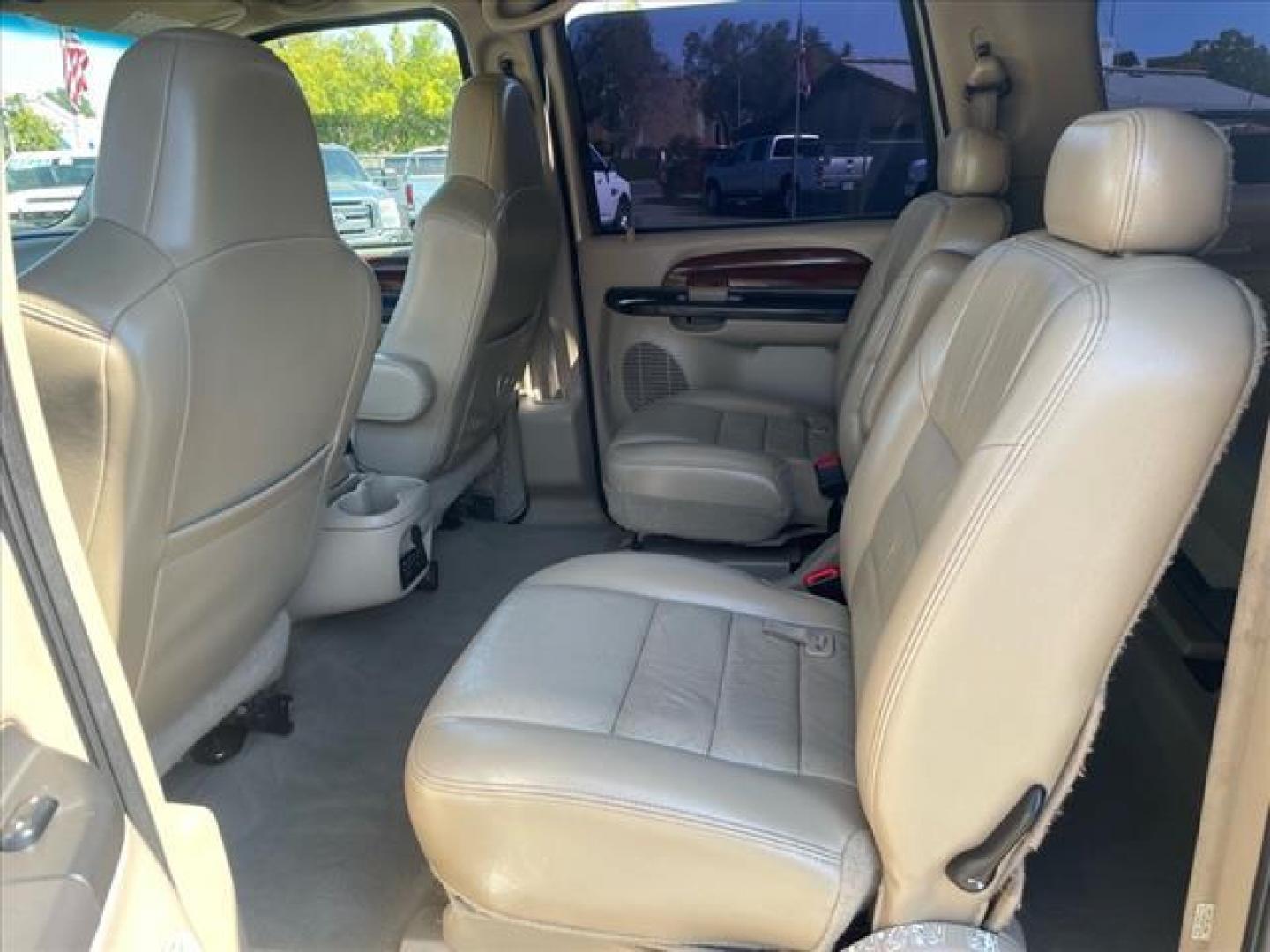 2005 Pueblo Gold Clearcoat Metallic Ford Excursion Limited (1FMSU43P35E) with an 6.0L Power Stroke 6.0L Diesel Turbo V8 325hp 560ft. lbs. Common Rail Direct Injection engine, 5-Speed Automatic transmission, located at 800 Riverside Ave, Roseville, CA, 95678, (916) 773-4549, 38.732265, -121.291039 - DIESEL 4X4 LIMITED DVD CLEAN CARFAX - Photo#13