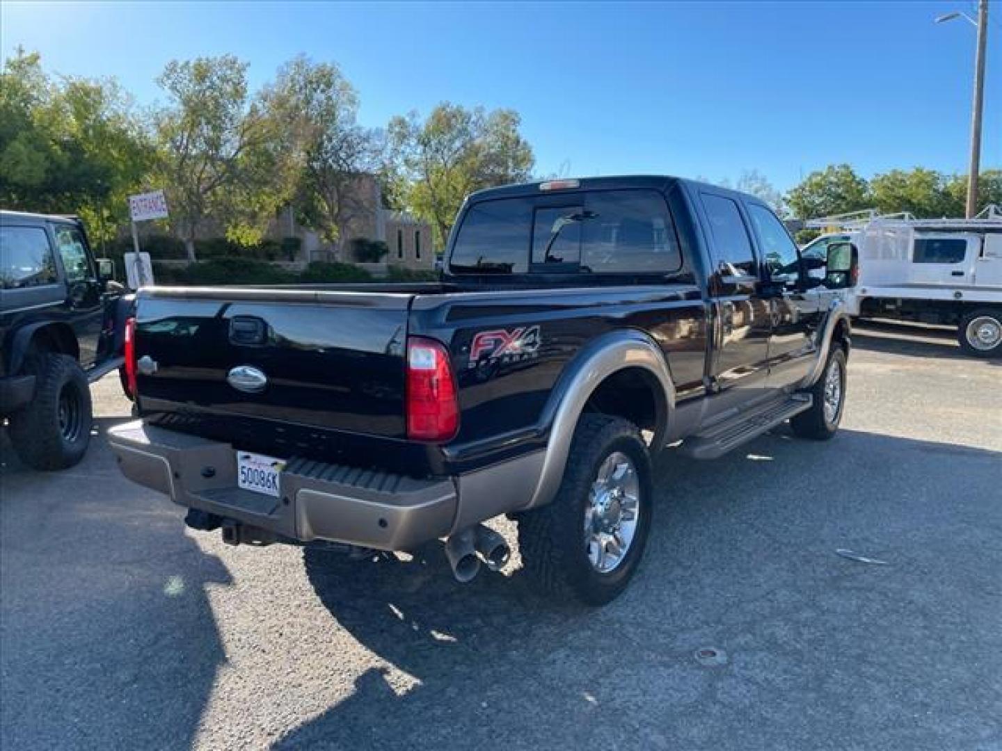 2012 Black/Pale Adobe Metallic Ford F-250 Super Duty King Ranch (1FT7W2BT8CE) with an 6.7L Power Stroke 6.7L Biodiesel Turbo V8 400hp 800ft. lbs. Common Rail Direct Injection engine, 6-Speed Shiftable Automatic transmission, located at 800 Riverside Ave, Roseville, CA, 95678, (916) 773-4549, 38.732265, -121.291039 - DIESEL CREW CAB 4X4 FX4 KING RANCH SERVICE RECORDS ONE OWNER CLEAN CARFAX - Photo#4