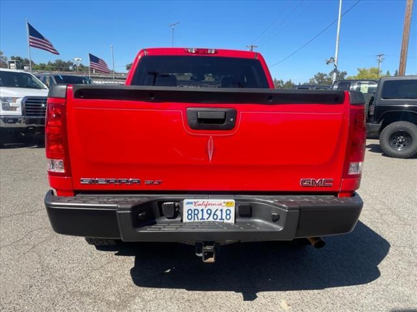 2007 Fire Red GMC Sierra 1500 SLT (2GTFK13Y871) with an 6.0L VortecMAX 6.0L V8 367hp 375ft. lbs. Other engine, 4-Speed Automatic transmission, located at 800 Riverside Ave, Roseville, CA, 95678, (916) 773-4549, 38.732265, -121.291039 - 4X4 CREW CAB SLT VORTEC MAX LOW MILES ONE OWNER SERVICE RECORDS - Photo#9