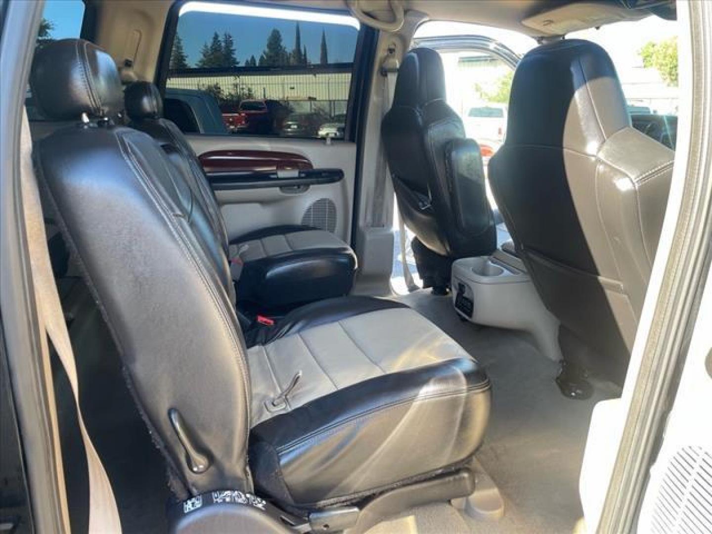 2005 Black Clearcoat Ford Excursion Eddie Bauer (1FMSU45P25E) with an 6.0L Power Stroke 6.0L Diesel Turbo V8 325hp 560ft. lbs. Common Rail Direct Injection engine, 5-Speed Automatic transmission, located at 800 Riverside Ave, Roseville, CA, 95678, (916) 773-4549, 38.732265, -121.291039 - DIESEL 4X4 EDDIE BAUER LIFTED LOW MILES NEW EGR AND OIL COOLER SERVICE RECORDS ONE OWNER - Photo#14