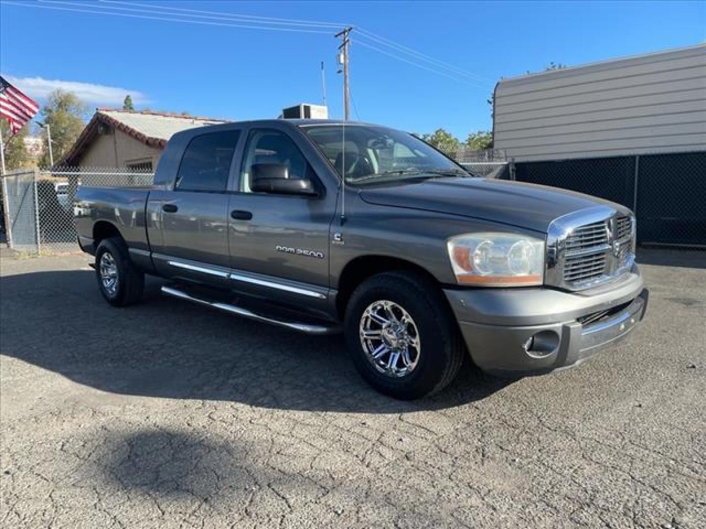 2006 Dk. Gray Dodge Ram 2500 Laramie (3D3KR29CX6G) with an 5.9L 5.9L Turbocharged Diesel I6 OHV 24V FI Engine Direct Injection engine, 4-Speed Automatic transmission, located at 800 Riverside Ave, Roseville, CA, 95678, (916) 773-4549, 38.732265, -121.291039 - CUMMINS DIESEL MEGA CAB CLEAN CARFAX - Photo#1