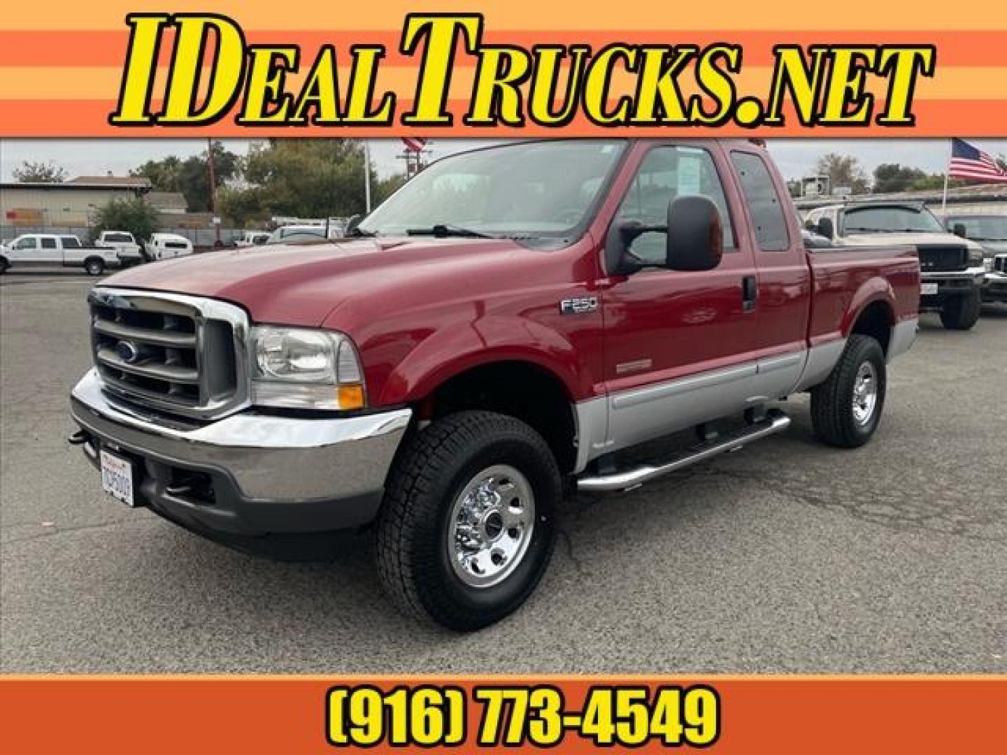 2003 Toreador Red Metallic Ford F-250 Super Duty XLT (1FTNX21P83E) with an Power Stroke 6.0L Diesel Turbo V8 325hp 560ft. lbs. Other engine, 5-Speed Automatic transmission, located at 800 Riverside Ave, Roseville, CA, 95678, (916) 773-4549, 38.732265, -121.291039 - Photo#0