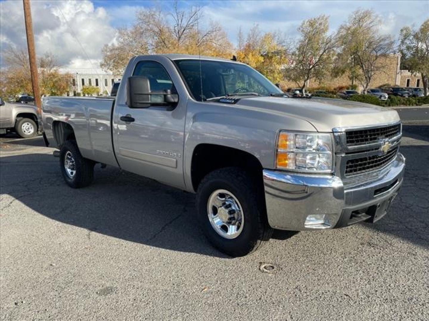 2008 Silver Birch Metallic Chevrolet Silverado 2500HD LT1 (1GCHK24658E) with an 6.6L Duramax 6.6L Diesel Turbo V8 365hp 660ft. lbs. Common Rail Direct Injection engine, Allison 1000 6-Speed Shiftable Automatic transmission, located at 800 Riverside Ave, Roseville, CA, 95678, (916) 773-4549, 38.732265, -121.291039 - Photo#1