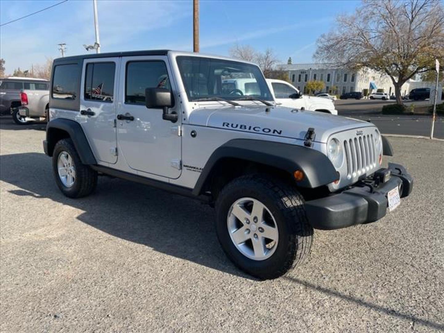 2011 Bright Silver Metallic Clear Coat Jeep Wrangler Unlimited Rubicon (1J4BA6H18BL) with an 3.8L 3.8L V6 202hp 237ft. lbs. Sequential Multiport Fuel Injection engine, 4-Speed Automatic transmission, located at 800 Riverside Ave, Roseville, CA, 95678, (916) 773-4549, 38.732265, -121.291039 - Photo#1