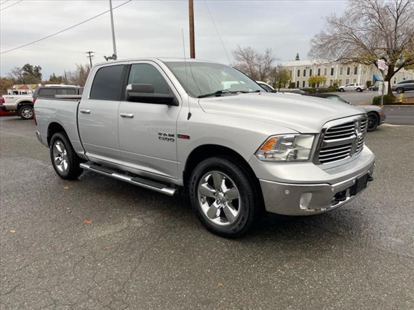 2016 Bright Silver Metallic Clear Coat RAM 1500 Big Horn (1C6RR7LM1GS) with an 3.0L EcoDiesel 3.0L Biodiesel Turbo V6 240hp 420ft. lbs. Common Rail Direct Injection engine, 8-Speed Shiftable Automatic transmission, located at 800 Riverside Ave, Roseville, CA, 95678, (916) 773-4549, 38.732265, -121.291039 - Photo#6