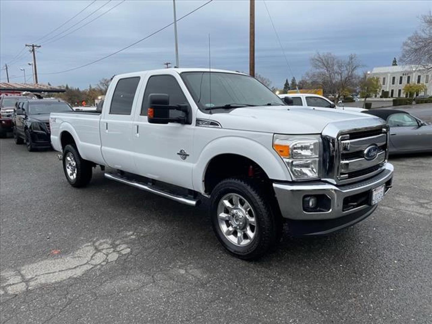 2014 Oxford White Ford F-350 Super Duty Lariat (1FT8W3BT3EE) with an 6.7L Power Stroke 6.7L Biodiesel Turbo V8 400hp 800ft. lbs. Common Rail Direct Injection engine, 6-Speed Shiftable Automatic transmission, located at 800 Riverside Ave, Roseville, CA, 95678, (916) 773-4549, 38.732265, -121.291039 - Photo#1