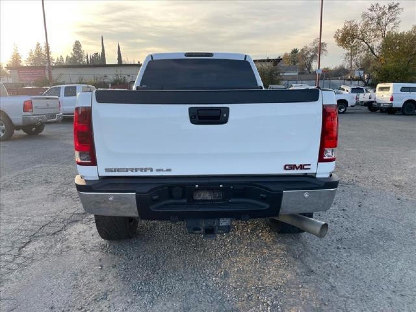 2014 Summit White GMC Sierra 2500HD SLE (1GT120C83EF) with an 6.6L Duramax 6.6L Diesel Turbo V8 397hp 765ft. lbs. Common Rail Direct Injection engine, Allison 1000 6-Speed Shiftable Automatic transmission, located at 800 Riverside Ave, Roseville, CA, 95678, (916) 773-4549, 38.732265, -121.291039 - DURAMAX DIESEL CREW CAB 4X4 SLE LIFTED ALLISON TRANSMISSION SERVICE RECORDS ON CLEAN CARFAX - Photo#8