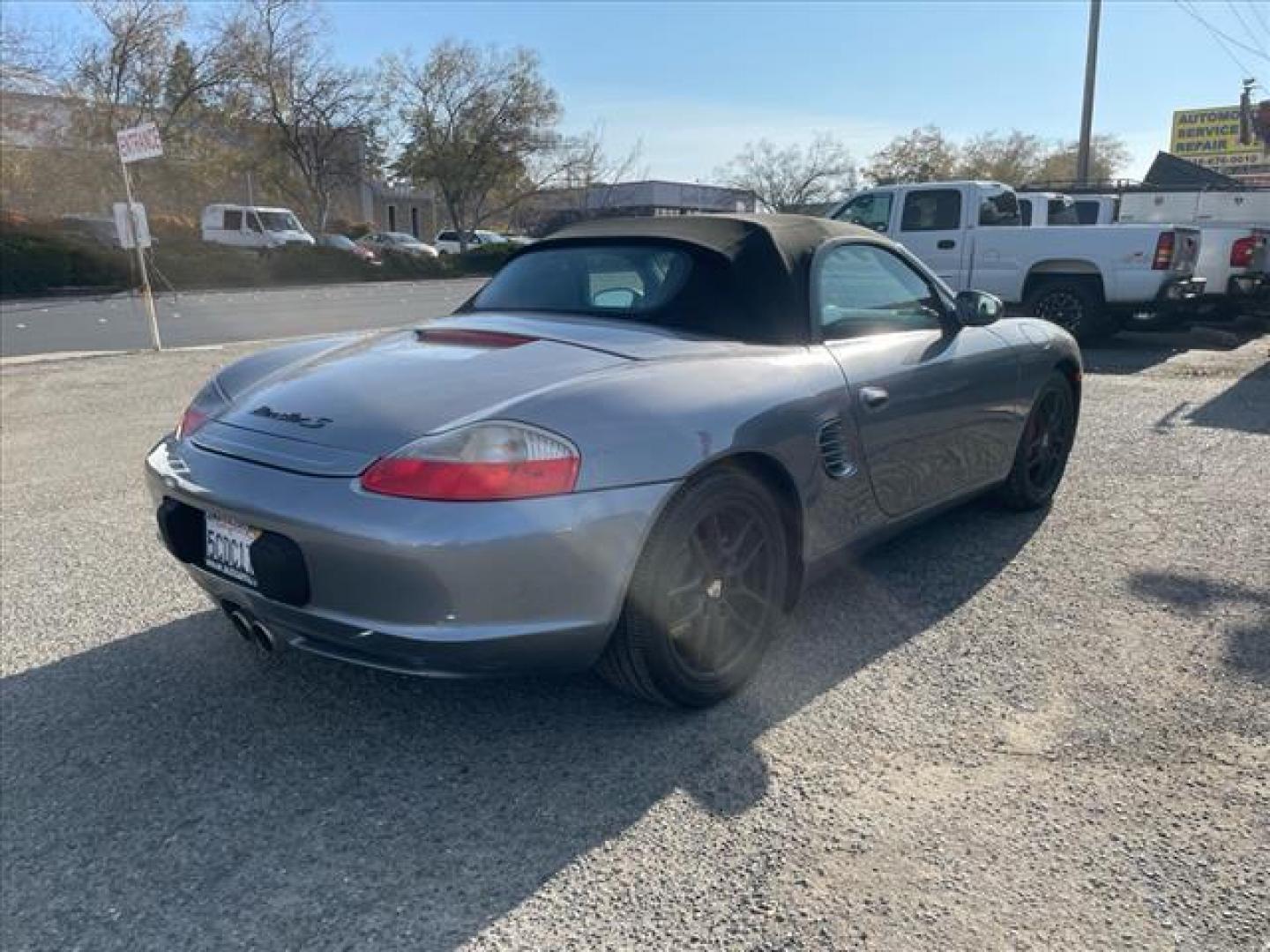 2003 Polar Silver Metallic Porsche Boxster S (WP0CB29883U) with an 3L NA H6 double overhead cam (DOHC) 24V Other engine, 5-Speed Automatic transmission, located at 800 Riverside Ave, Roseville, CA, 95678, (916) 773-4549, 38.732265, -121.291039 - CONVERTIBLE LOW MILES - Photo#3