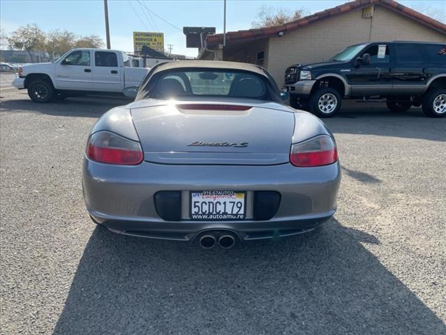 2003 Polar Silver Metallic Porsche Boxster S (WP0CB29883U) with an 3L NA H6 double overhead cam (DOHC) 24V Other engine, 5-Speed Automatic transmission, located at 800 Riverside Ave, Roseville, CA, 95678, (916) 773-4549, 38.732265, -121.291039 - CONVERTIBLE LOW MILES - Photo#6