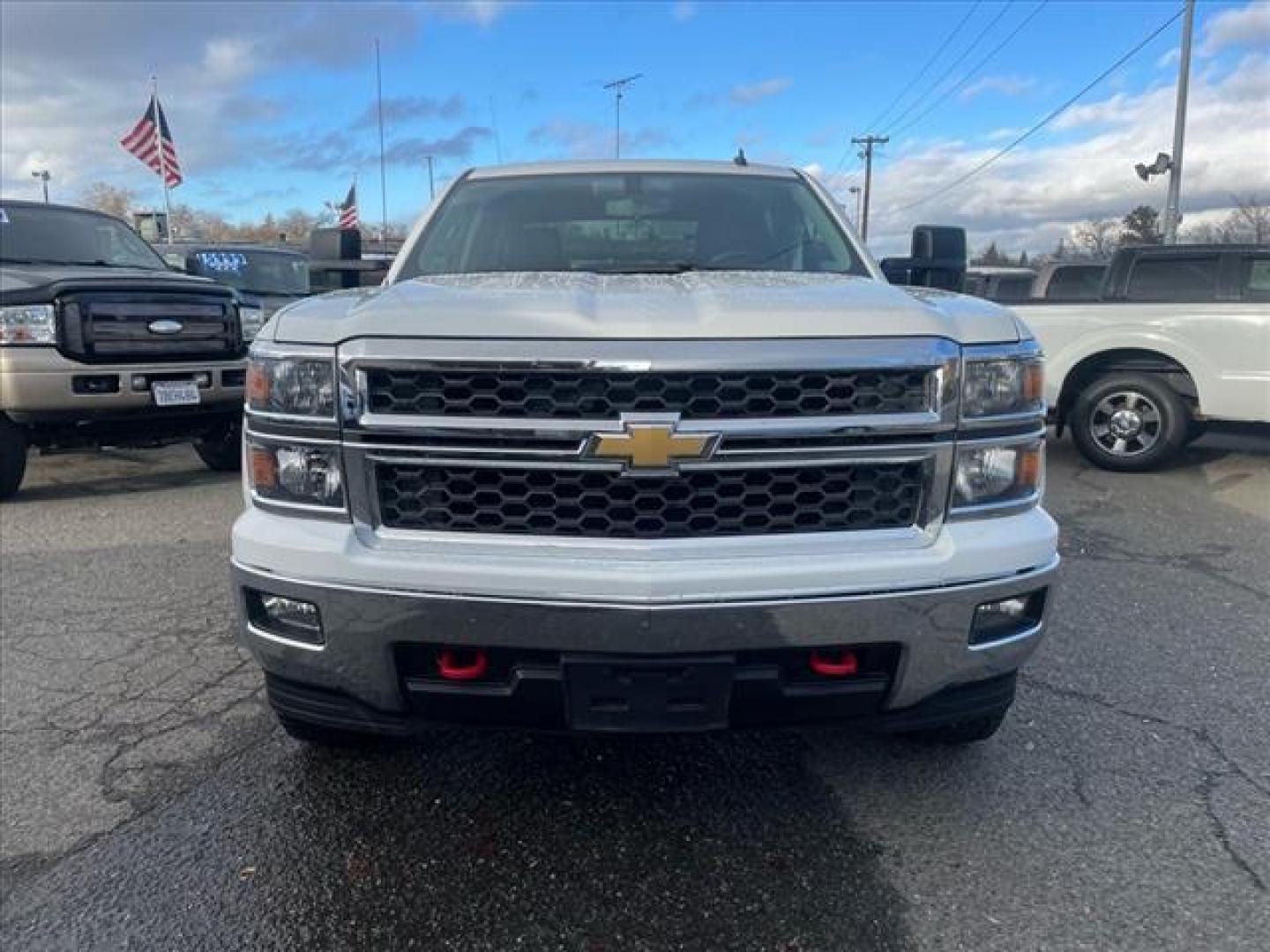 2014 Summit White Chevrolet Silverado 1500 LT (3GCUKREC7EG) with an 5.3L EcoTec3 5.3L Flex Fuel V8 355hp 383ft. lbs. Direct Injection engine, 6-Speed Shiftable Automatic w/Overdrive transmission, located at 800 Riverside Ave, Roseville, CA, 95678, (916) 773-4549, 38.732265, -121.291039 - 4X4 CREW CAB LT 95K MILES - Photo#7