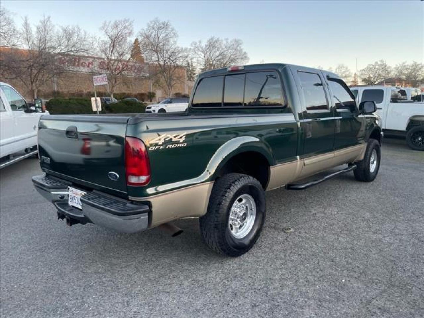 2001 Dark Highland Green Clearcoat Metallic Ford F-250 Super Duty XLT (1FTNW21F21E) with an Power Stroke 7.3L Diesel Turbo V8 250hp 505ft. lbs. Other engine, 4-Speed Automatic transmission, located at 800 Riverside Ave, Roseville, CA, 95678, (916) 773-4549, 38.732265, -121.291039 - 7.3 DIESEL CREW CAB 4X4 OFF ROAD XLT LOW MILES CLEAN CARFAX - Photo#3