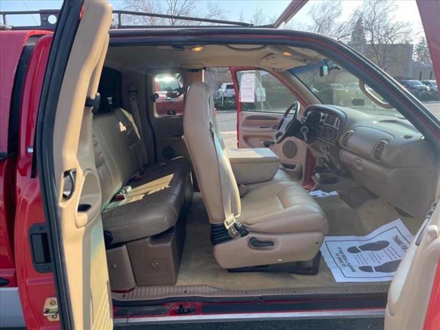 1999 Red Dodge Ram 2500 Laramie SLT (3B7KC23W4XG) with an 8.0L V10 OHV 20V FI Engine Other engine, 4-Speed Automatic transmission, located at 800 Riverside Ave, Roseville, CA, 95678, (916) 773-4549, 38.732265, -121.291039 - QUAD CAB SLT 85K MILES LEATHER CLEAN CARFAX - Photo#12