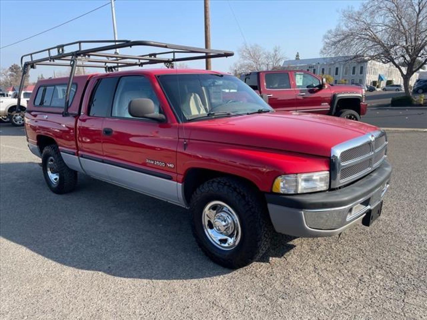 1999 Red Dodge Ram 2500 Laramie SLT (3B7KC23W4XG) with an 8.0L V10 OHV 20V FI Engine Other engine, 4-Speed Automatic transmission, located at 800 Riverside Ave, Roseville, CA, 95678, (916) 773-4549, 38.732265, -121.291039 - QUAD CAB SLT 85K MILES LEATHER CLEAN CARFAX - Photo#1