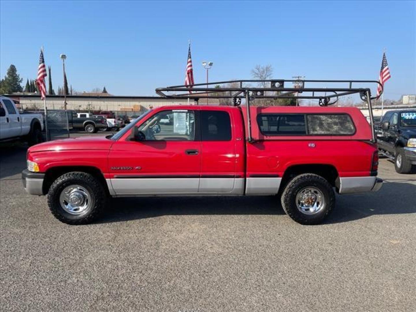 1999 Red Dodge Ram 2500 Laramie SLT (3B7KC23W4XG) with an 8.0L V10 OHV 20V FI Engine Other engine, 4-Speed Automatic transmission, located at 800 Riverside Ave, Roseville, CA, 95678, (916) 773-4549, 38.732265, -121.291039 - QUAD CAB SLT 85K MILES LEATHER CLEAN CARFAX - Photo#4