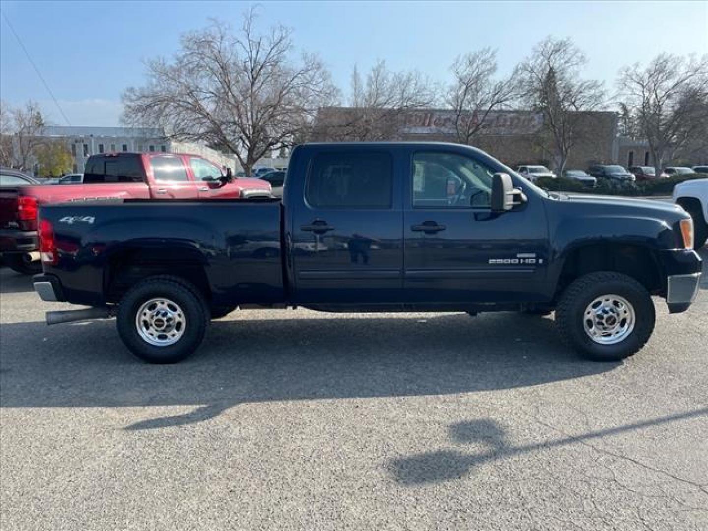 2008 Deep Blue Metallic GMC Sierra 2500HD SLE1 (1GTHK23628F) with an 6.6L Duramax 6.6L Diesel Turbo V8 365hp 660ft. lbs. Common Rail Direct Injection engine, Allison 1000 6-Speed Shiftable Automatic transmission, located at 800 Riverside Ave, Roseville, CA, 95678, (916) 773-4549, 38.732265, -121.291039 - DURAMAX DIESEL CREW CAB 4X4 SLE ALLISON TRANSMISSION CLEAN CARFAX - Photo#6