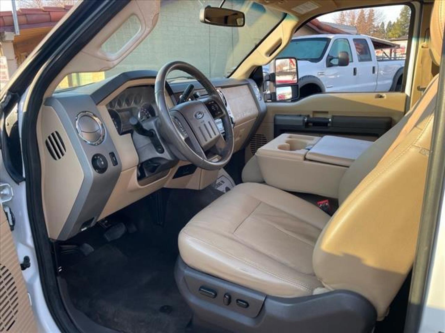 2011 Oxford White/Sterling Grey Ford F-350 Super Duty Lariat (1FT8X3BT9BE) with an 6.7L Power Stroke 6.7L Biodiesel Turbo V8 400hp 800ft. lbs. Common Rail Direct Injection engine, 6-Speed Shiftable Automatic transmission, located at 800 Riverside Ave, Roseville, CA, 95678, (916) 773-4549, 38.732265, -121.291039 - DIESEL SUPER CAB 4X4 LARIAT ONE OWNER SERVICE RECORDS ON CLEAN CARFAX - Photo#13