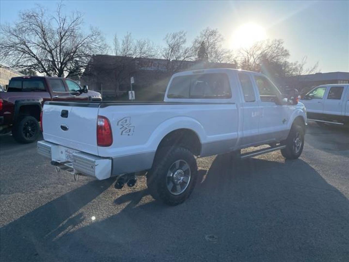 2011 Oxford White/Sterling Grey Ford F-350 Super Duty Lariat (1FT8X3BT9BE) with an 6.7L Power Stroke 6.7L Biodiesel Turbo V8 400hp 800ft. lbs. Common Rail Direct Injection engine, 6-Speed Shiftable Automatic transmission, located at 800 Riverside Ave, Roseville, CA, 95678, (916) 773-4549, 38.732265, -121.291039 - DIESEL SUPER CAB 4X4 LARIAT ONE OWNER SERVICE RECORDS ON CLEAN CARFAX - Photo#3