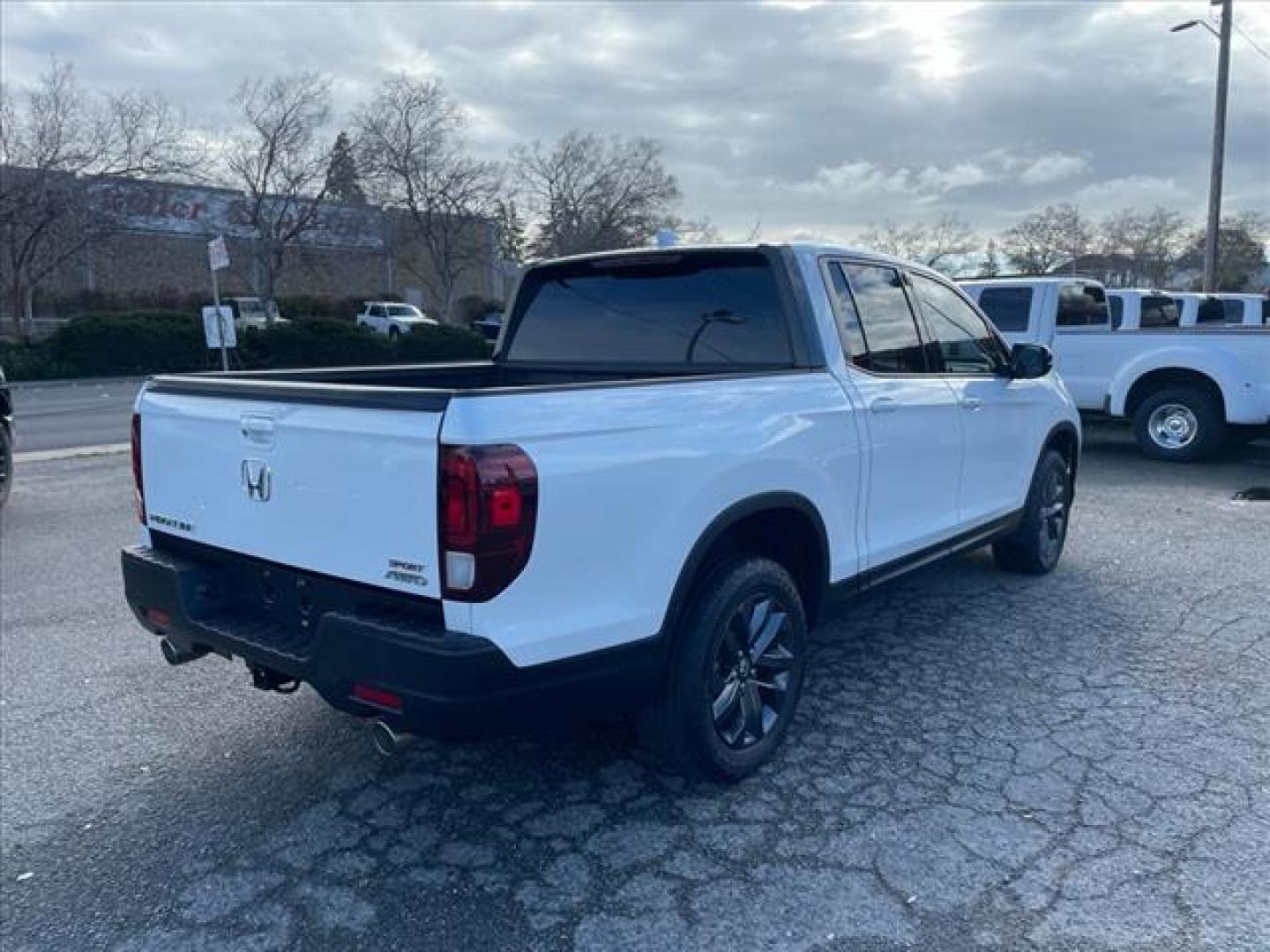 2021 Platinum White Pearl Honda Ridgeline Sport (5FPYK3F13MB) with an 3.5L 3.5L V6 280hp 262ft. lbs. Direct Injection engine, 9-Speed Shiftable Automatic transmission, located at 800 Riverside Ave, Roseville, CA, 95678, (916) 773-4549, 38.732265, -121.291039 - AWD SPORT SERVICE RECORDS ON CLEAN CARFAX - Photo#3