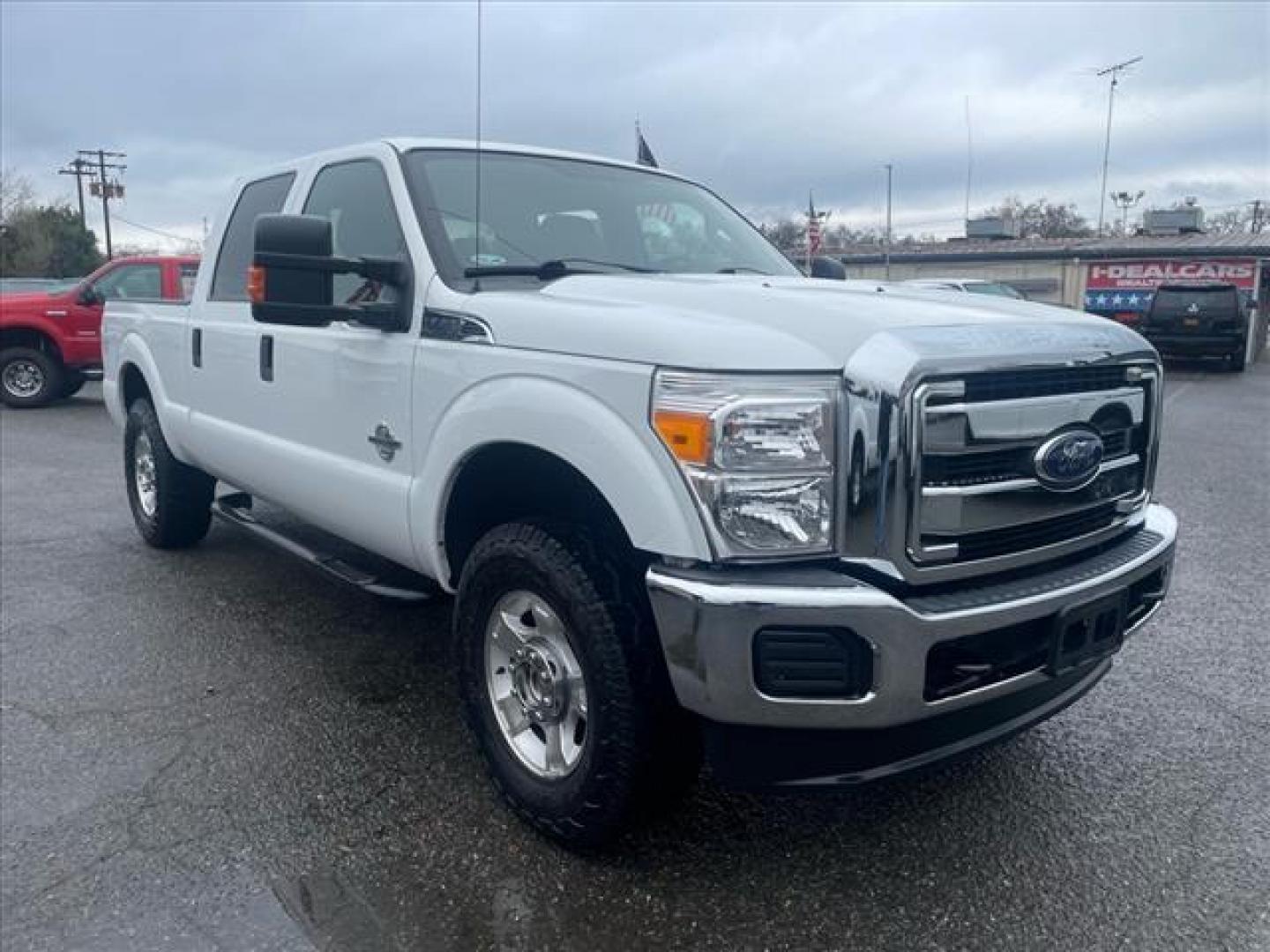 2015 Oxford White Ford F-250 Super Duty XLT (1FT7W2BTXFE) with an 6.7L Power Stroke 6.7L Biodiesel Turbo V8 440hp 860ft. lbs. Common Rail Direct Injection engine, 6-Speed Shiftable Automatic transmission, located at 800 Riverside Ave, Roseville, CA, 95678, (916) 773-4549, 38.732265, -121.291039 - DIESEL CREW CAB 4X4 XLT SERVICE RECORDS ON CLEAN CARFAX - Photo#1